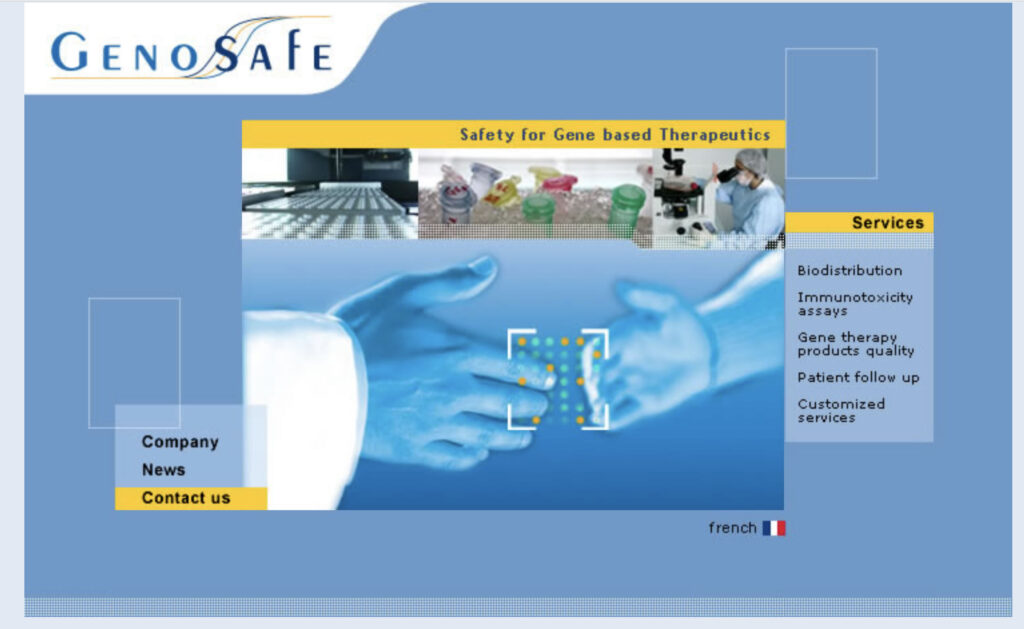 Creation et hebergement site Genosafe